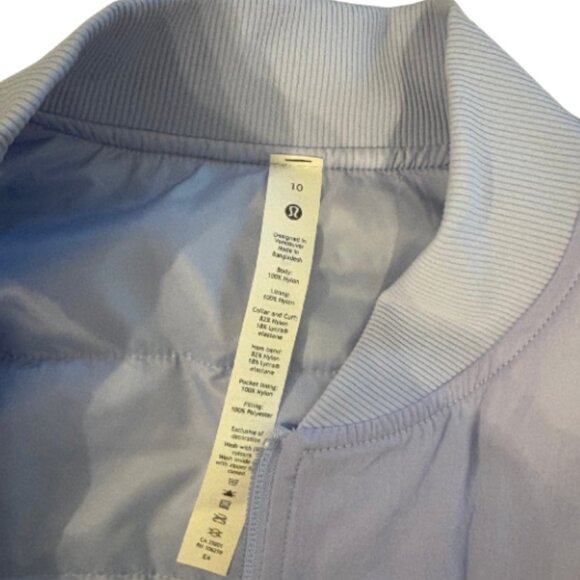 Brand new Lululemon light purple jacket - size 10 - Picture 2 of 2